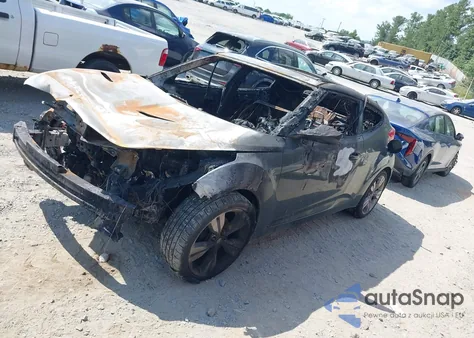 2013 Hyundai Veloster Base W/Gray из США, поврежденный, VIN KMHTC6AD4DU093401